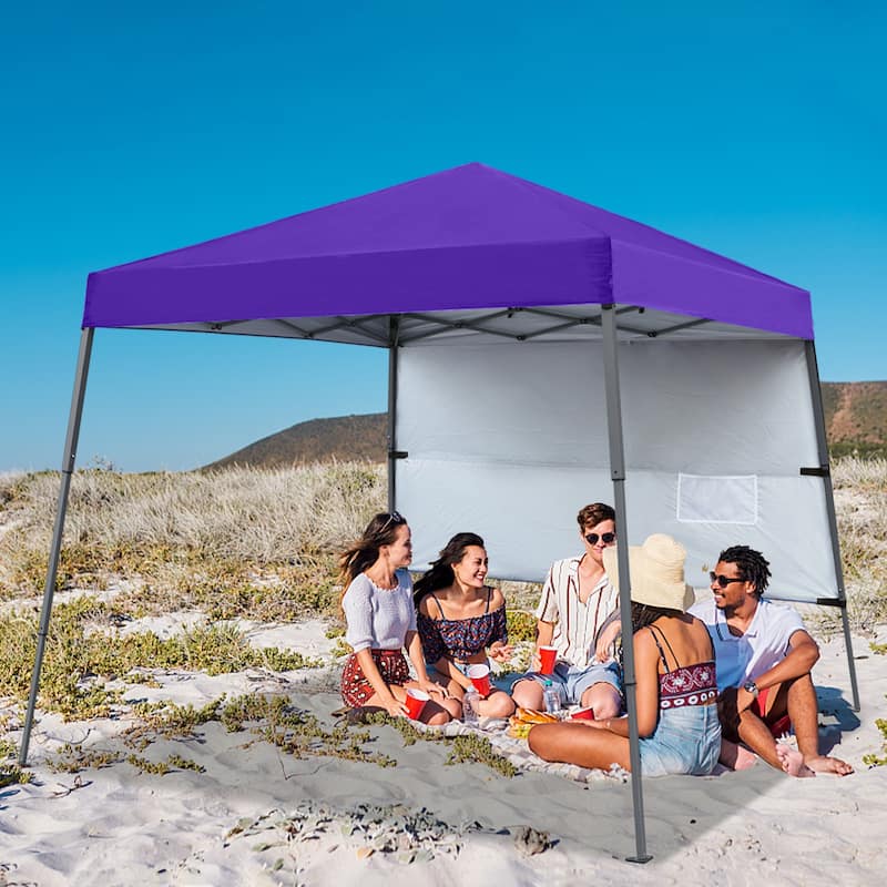 ABCCANOPY Stable Pop up Outdoor Canopy Tent with Sun Wall