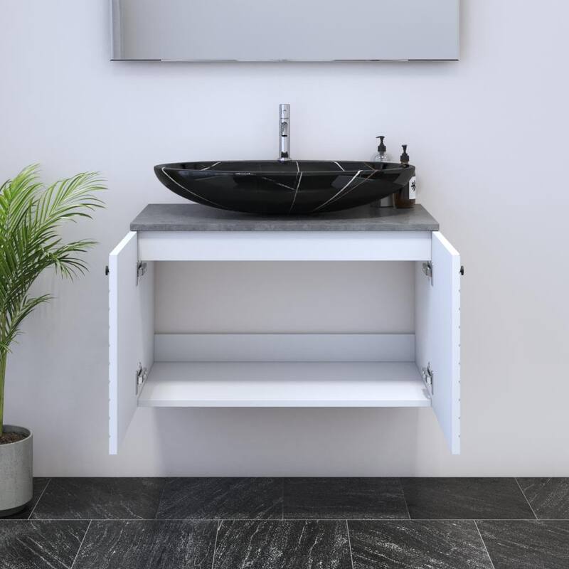 Avela 2D 80 Floating Bathroom Vanity (32" Width)