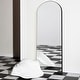 preview thumbnail 7 of 18, Modern Arched Mirror Full-Length Floor Mirror with Stand