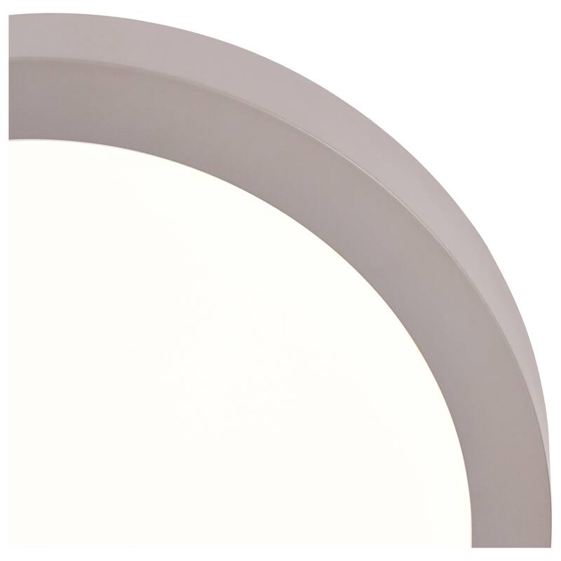 Access Lighting Ulko Exterior - LED Outdoor Flush Mount - 7"D - Silver - Acrylic Lens Diffuser