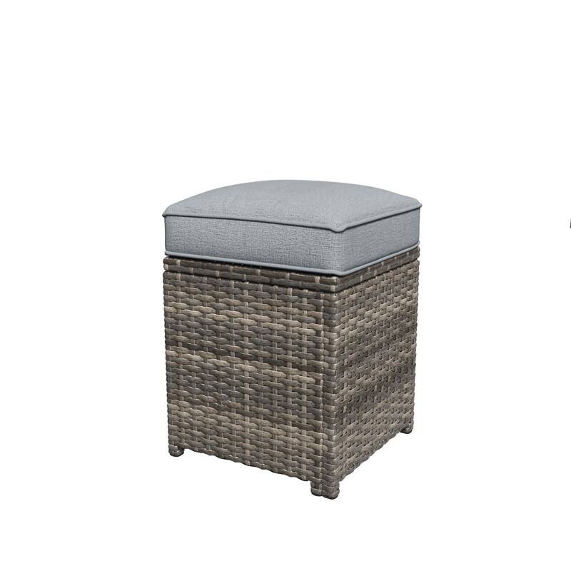 Outdoor 7-piece Wicker Dining Set Patio Sofa Furniture