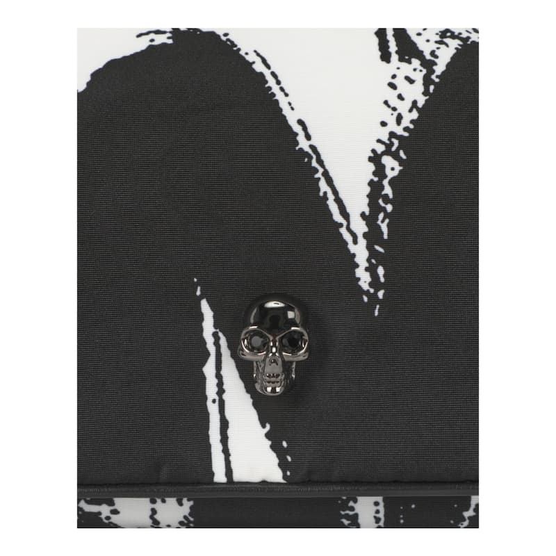 Alexander McQueen Small Graffiti Skull Shoulder Bag