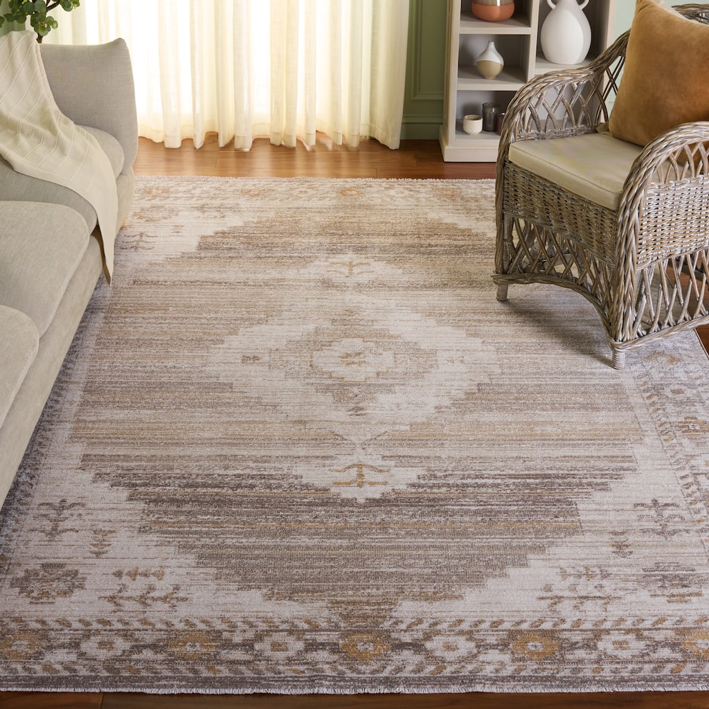 SAFAVIEH Hazel Ljusi Boho Rustic Rug