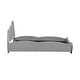 preview thumbnail 51 of 52, Velvet Platform Bed with Bear-Shaped Headboard,with Bed-End Storage Pocket