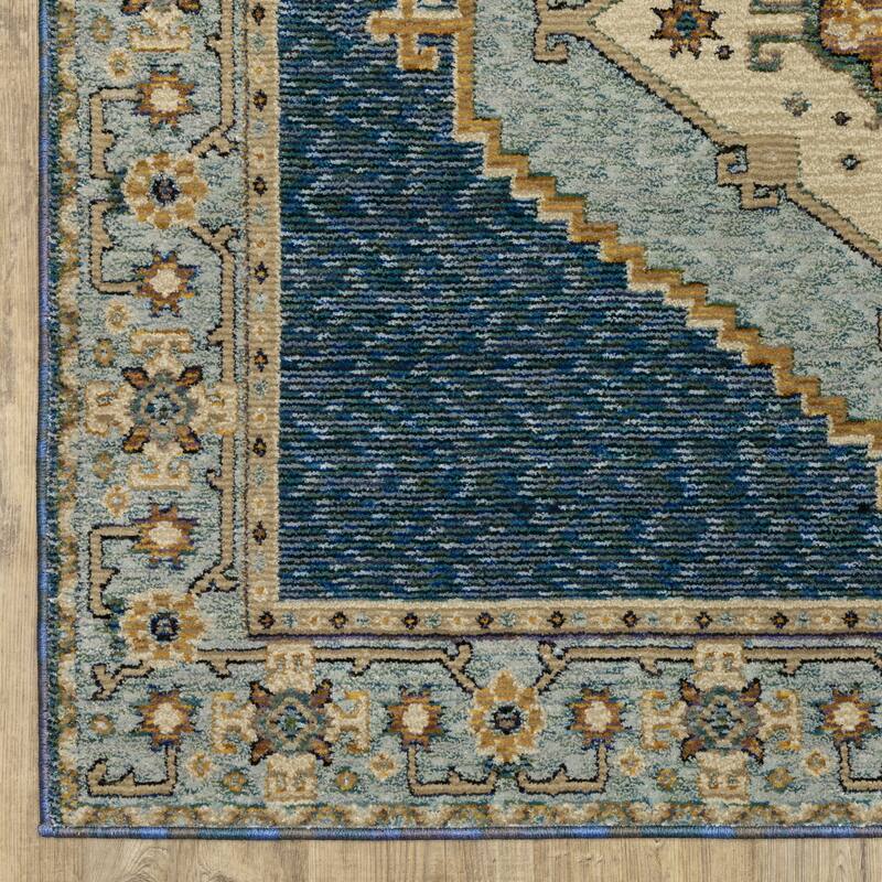 HomeRootsMedallion Bohemian Rectangle Area Rug