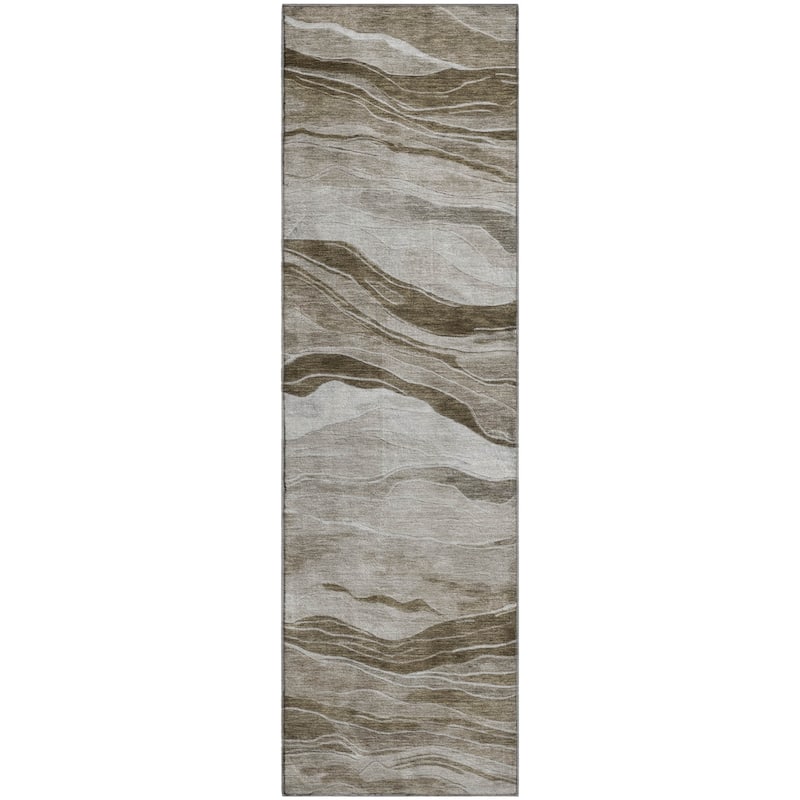 Premium Washable Super Soft Modern Waves Mayfield Rug