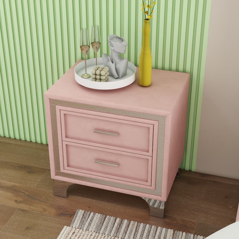 Velvet nightstand