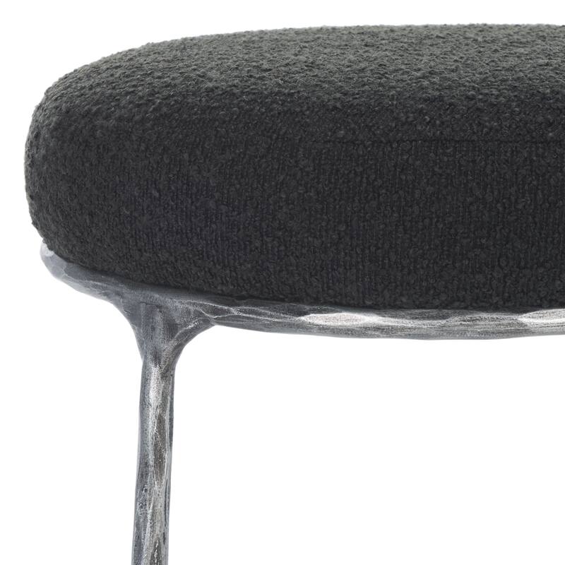 SAFAVIEH Couture Christella 26-inch Counter Stool (Fully Assembled) - 21.3 In. W x 21.3 In. D x 26 In. H - 21Wx21Dx26H