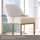 preview thumbnail 53 of 81, Leick Home Upholstered Barrelback Counter Stool with Metal Base