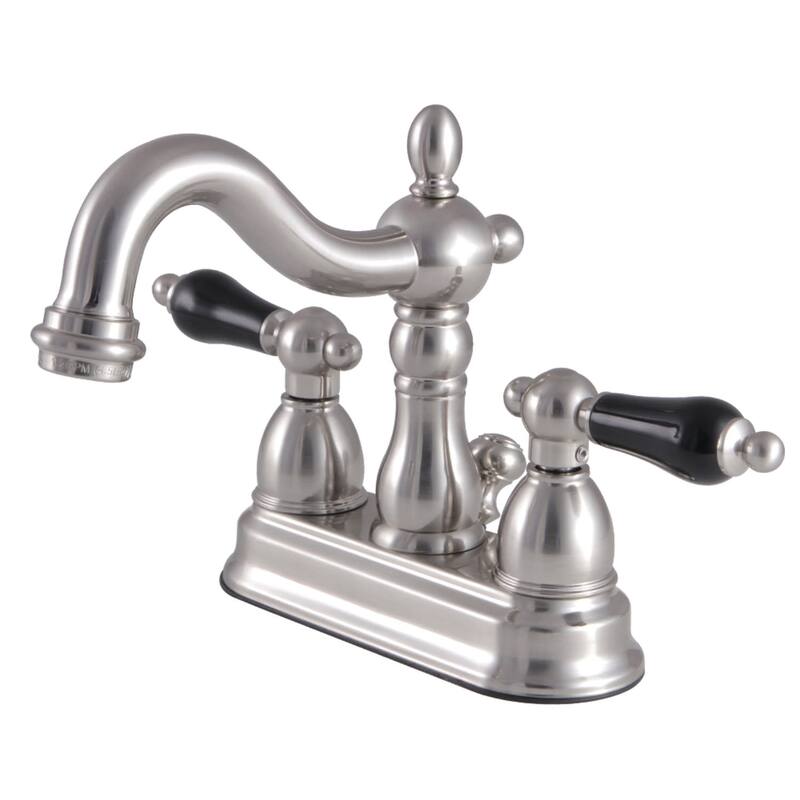 Kingston Brass Duchess 1.2 GPM Centerset Bathroom Faucet with Pop-Up - Brushed Nickel