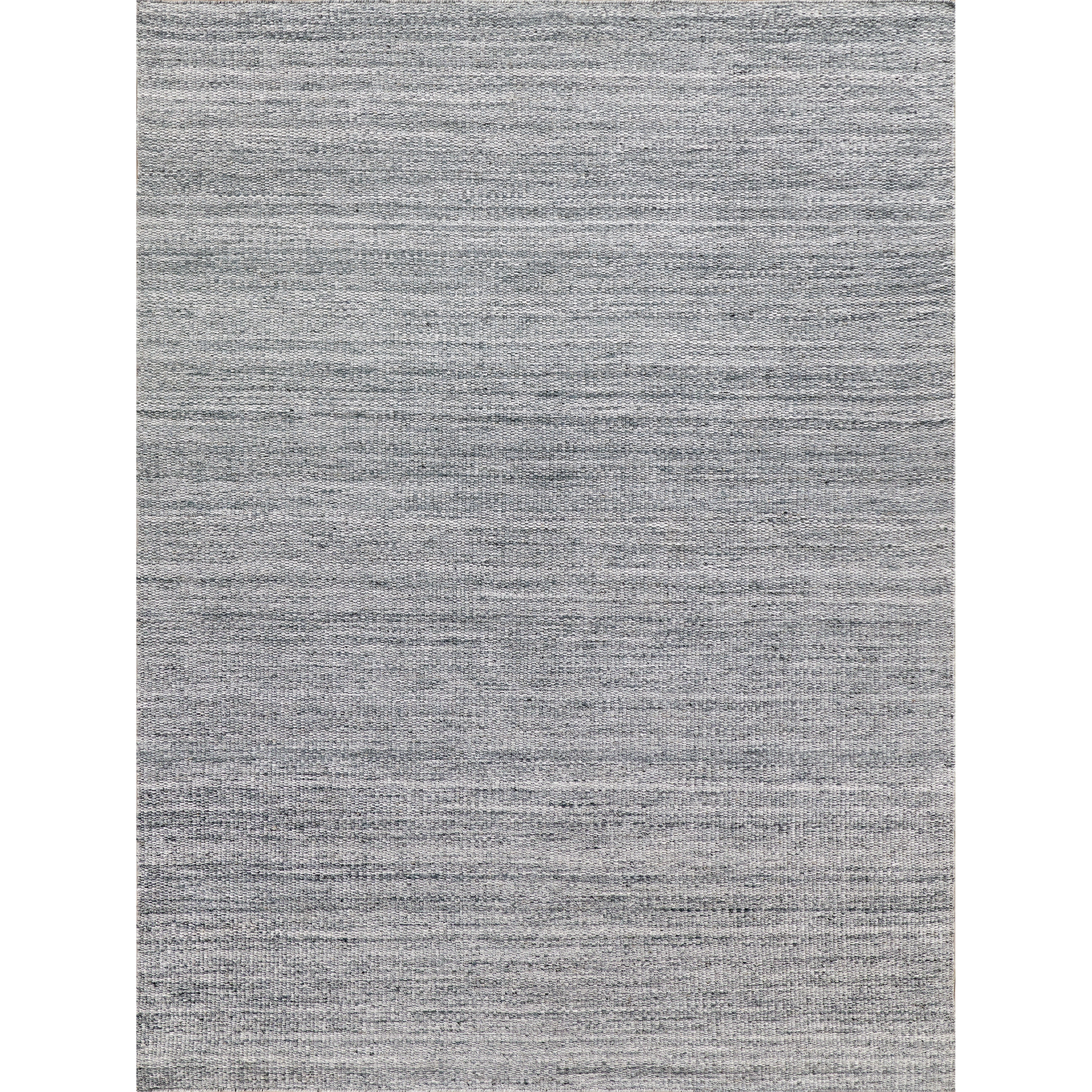 EXQUISITE RUGS Loro Indoor/Outdoor Flatweave PET yarn Grey Area Rug.