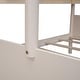 preview thumbnail 8 of 7, Twin Over Full Bunk Beds with Twin Size Trundle-Bed & 4 Storage Shelves, Solid Wood Bunk Bedframe with Ladder and Guard Rail