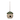 Sagebrook Home Ceramic Round Bird Feeder - 6" x 6" x 6"