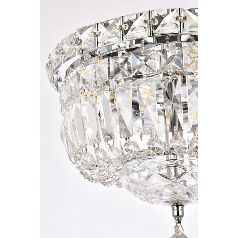 Noah 4-light 10-inch Flush-Mount Chandelier - 10 Inch