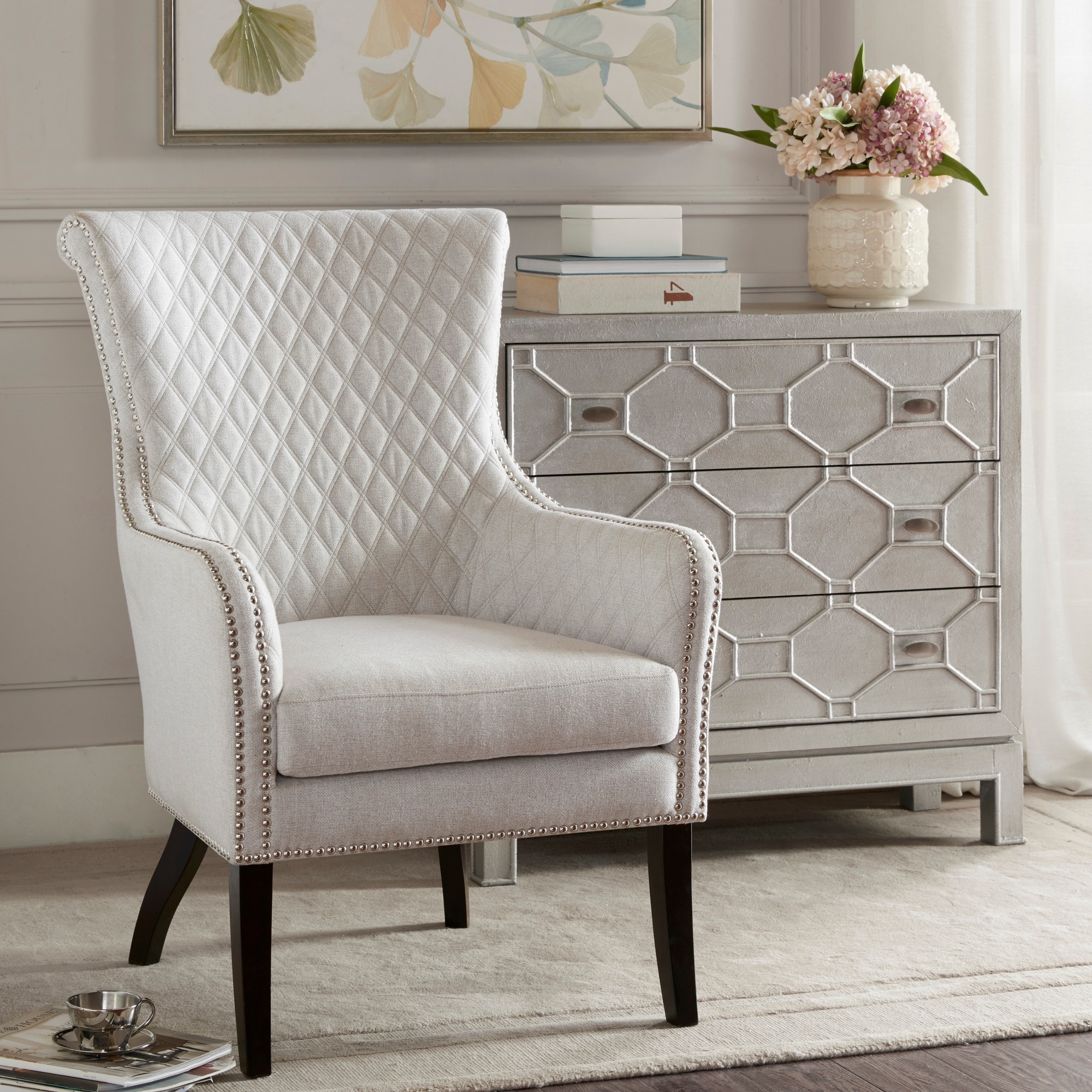 Madison park halford accent wingback sale chair