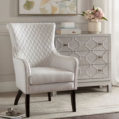 Madison Park Lea Natural/ Morocco Accent Chair