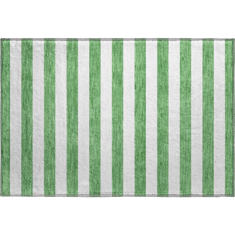 Premium Washable Super Soft Cabana Stripe Mayfield Rug