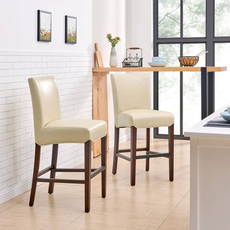 NPD Furniture Milton Bonded Leather Counter Stool