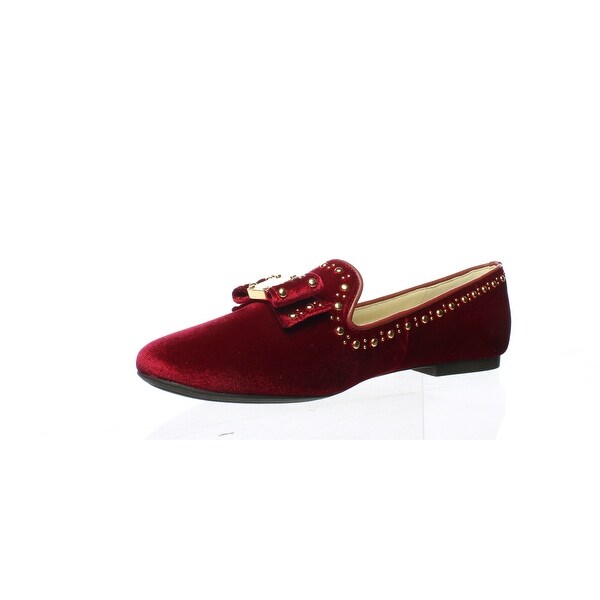 cole haan red velvet shoes