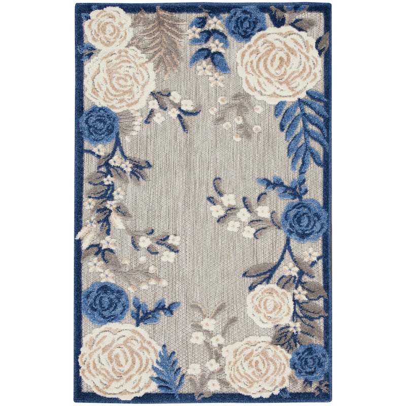 Nourison Aloha Indoor/Outdoor Floral Area Rug