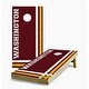 preview thumbnail 1 of 5, Washington Commanders Multi Stripe Cornhole Game (Choose Wraps or Boards) 2x4 Boards (24" x 48") - Include ALL Accessories