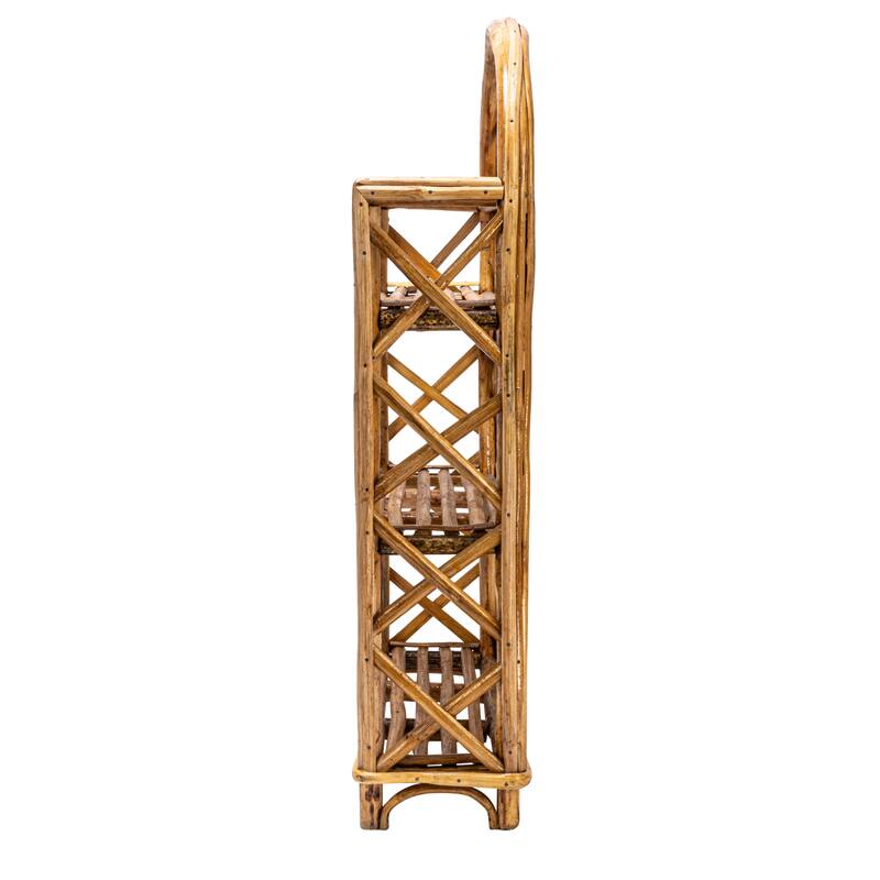 Rattan Wall Shelf with 3 Shelves