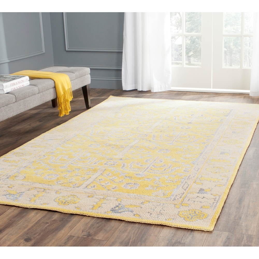 SAFAVIEH Hand-knotted Stone Wash Loida Modern Wool Rug