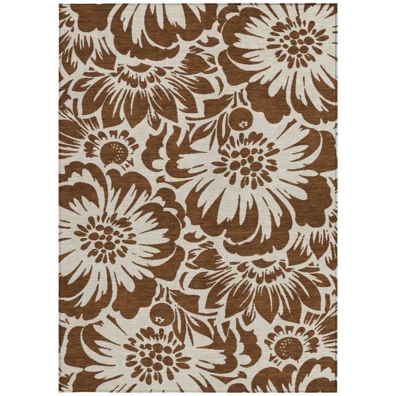 Alfine Garden-Inspired Weather Resistant Versatile Elegance Outdoor Rug