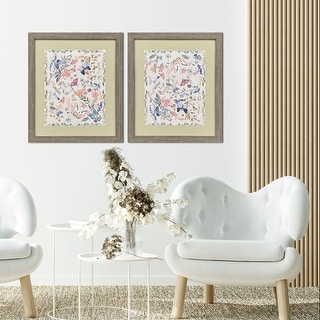 Paragon Garden Friends Framed Art - Set of 2