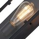 preview thumbnail 4 of 6, 1-Light Matte Black Indoor Modern Wall Sconce - 5 in. W x 13 in. H x 4 in. E