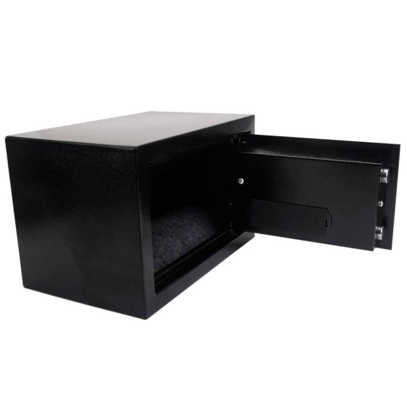 Small Black Digital Electronic Safe Box Keypad Lock Home Office Hotel Gun
