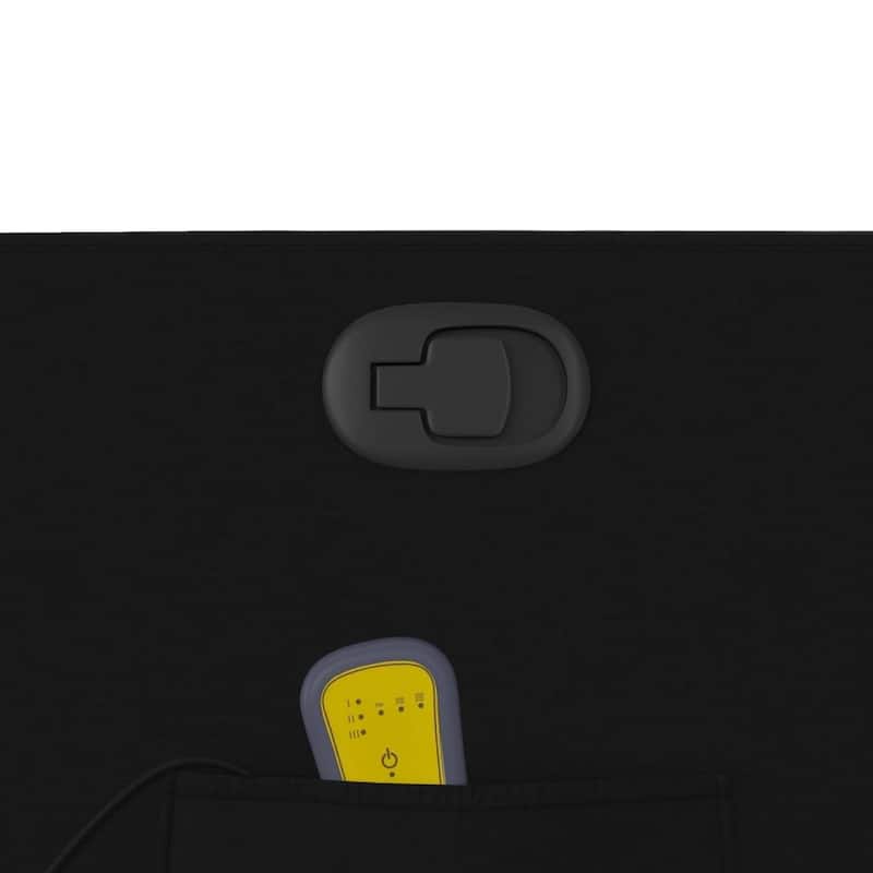 vidaXL Massage Recliner Chair Polyester fabric, metal, plywood