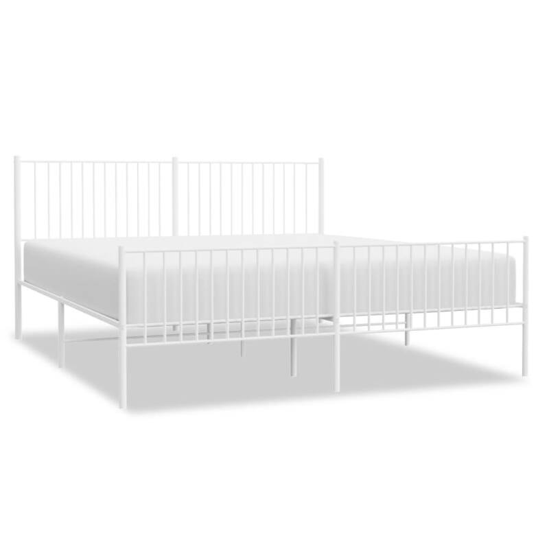 vidaXL Metal Bed Frame, No Mattress