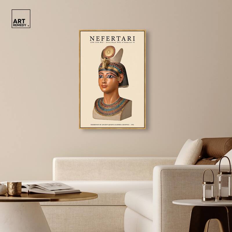 Ancient Egyptian Queen Canvas by Art Remedy