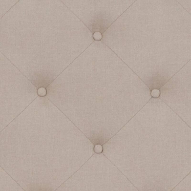 Arched Tufted Platform Bed and Memory Foam Pocket Spring Mattress