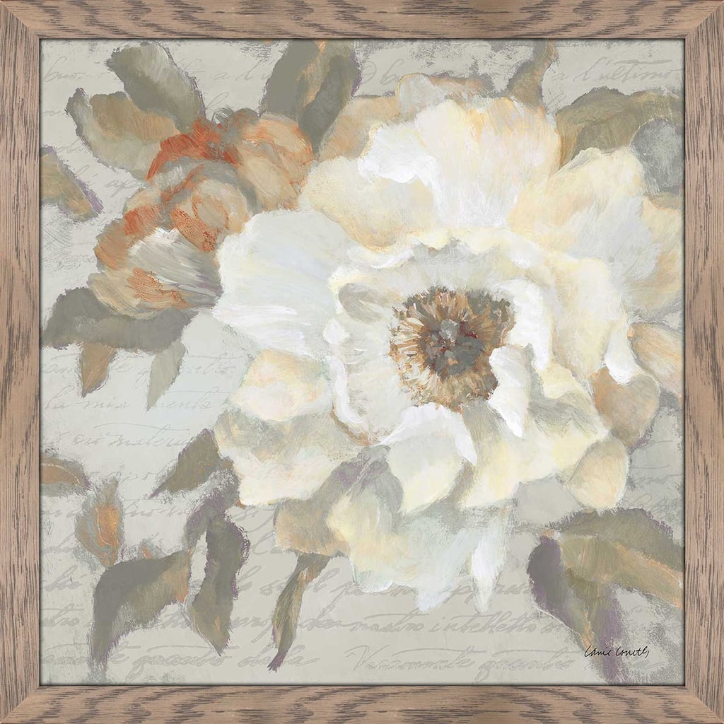 "Blooming Peony Letter I" by Lanie Loreth Print on Acrylic