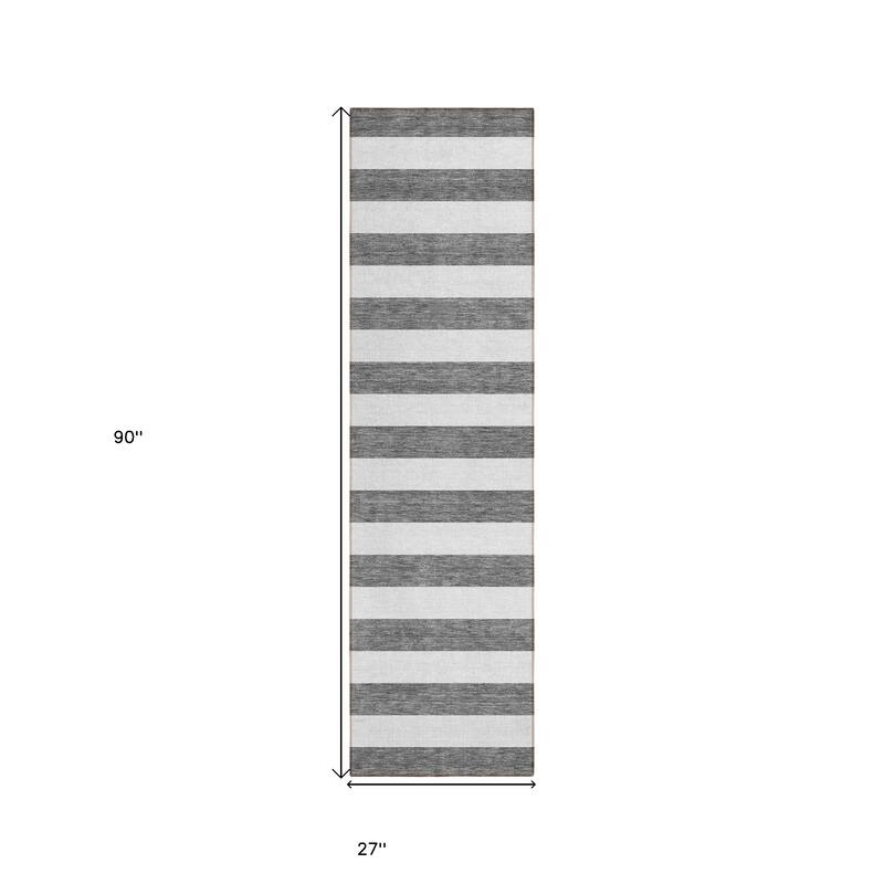 Dane Stripe Weather Resistant Classic Meets Modern Outdoor Rug