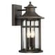 preview thumbnail 1 of 2, The Great Outdoors Highland Ridge 4 Light 17-3/4" High Outdoor Wall Oil Rubbed Bronze / Gold Highlights