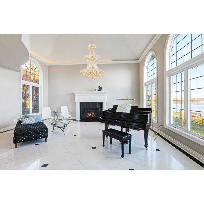 Fleur Illumination 32 light Gold Chandelier