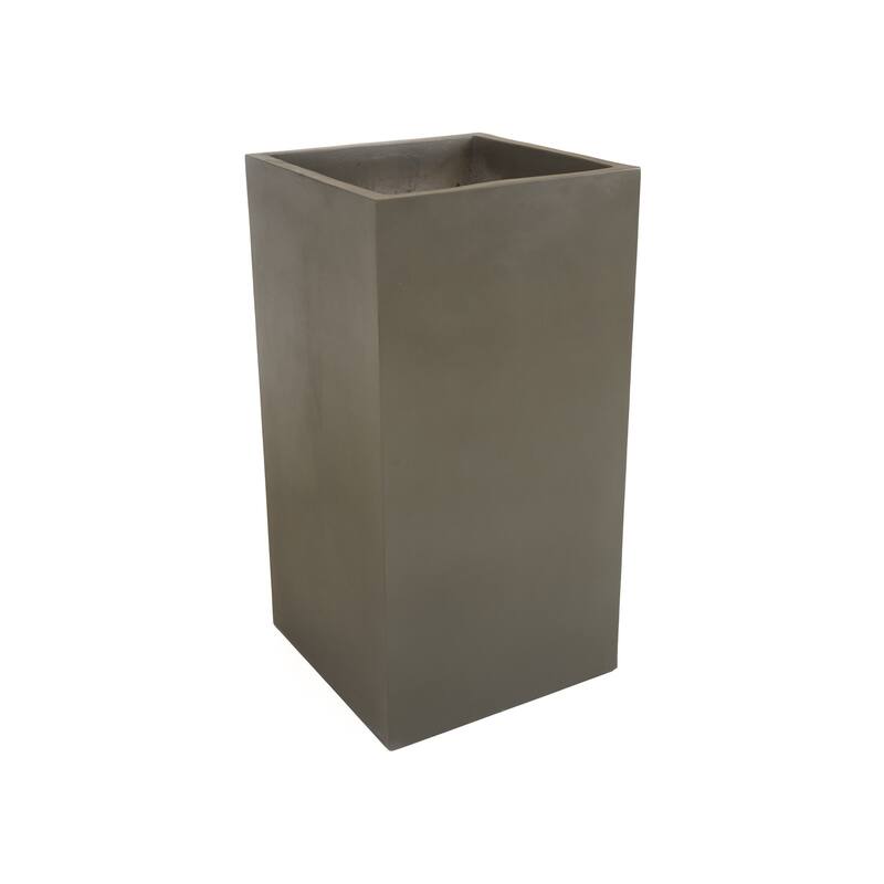 Modrset Helotes Modern Grey Concrete Planter