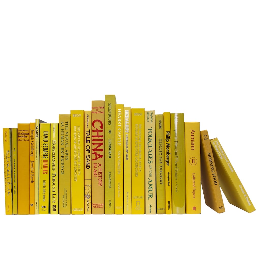 Books Yellow Decorative Accessories: Daffodil Oversized Color By The Foot