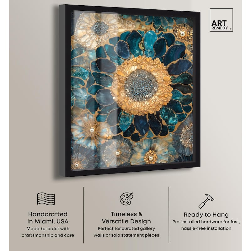 Opulent Geode II Shadowbox by Art Remedy