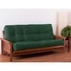 preview thumbnail 19 of 31, Porch & Den Guthrie 9-inch Thick Full-size Futon Mattress Forest Green