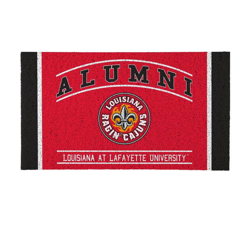 28 in. x 16 in. University of Louisiana at Lafayette Alumni Full Color PVC Door Mat