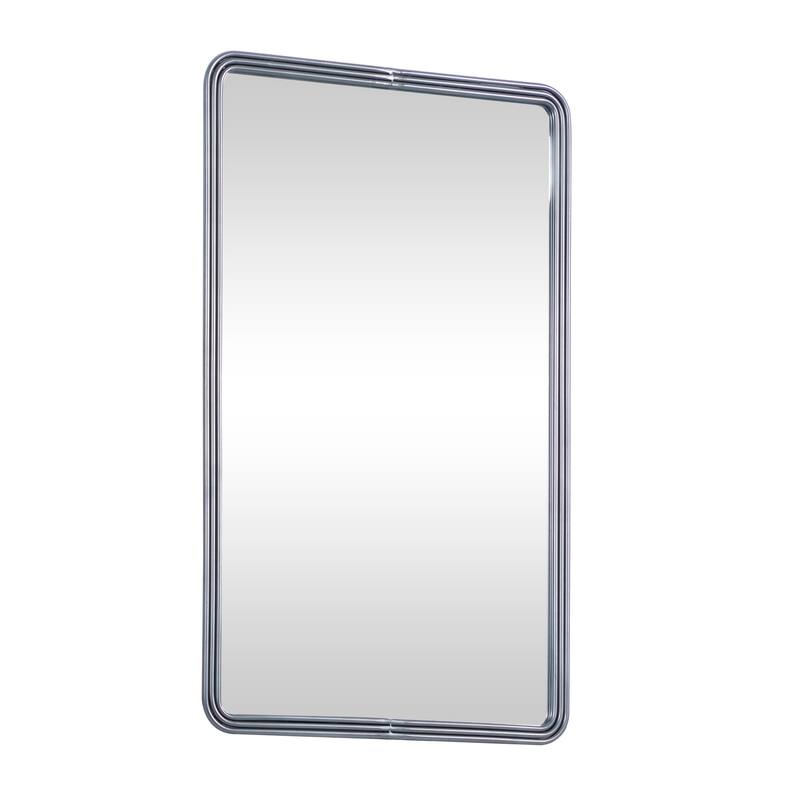 Metal Wall Mirror - Black - Roche River Decor - 2"W x 24"L x 40"H