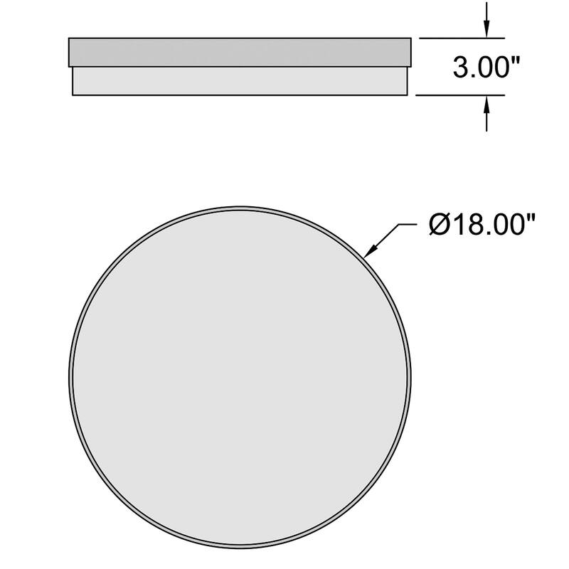 Access Lighting Roma LED Flush Mount - Opal - Dedicated LED