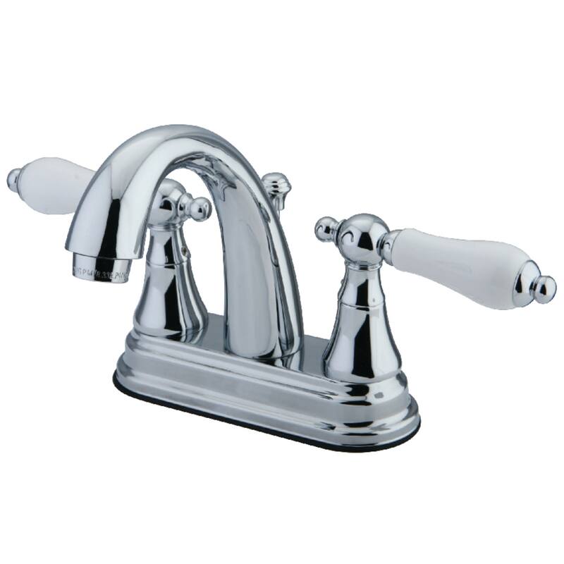 Kingston Brass English Vintage Centerset Bathroom Faucet with Brass - Polished Chrome