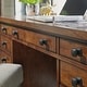 preview thumbnail 2 of 15, Tahoe Aged Maple Executive Pedestal Desk
