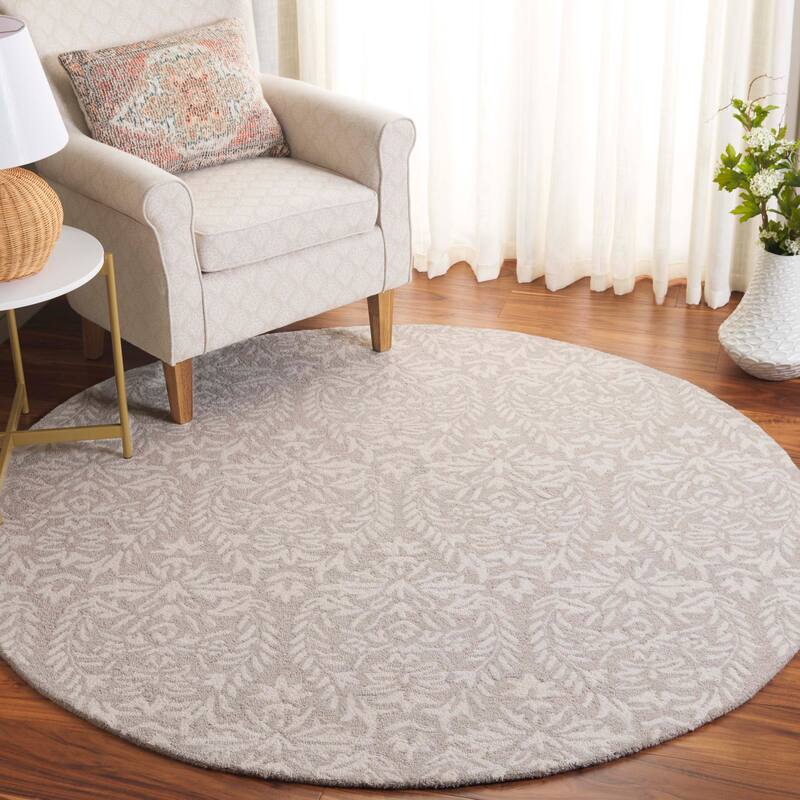 SAFAVIEH Handmade Ebony Lelioara Modern & Contemporary Wool Rug