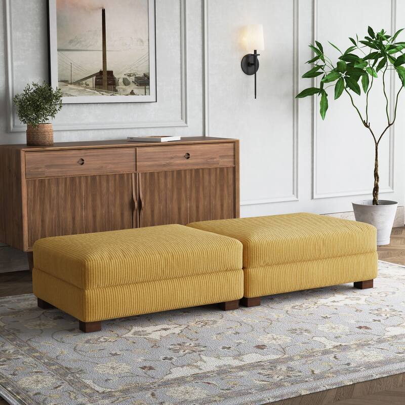 Modern Sofa Ottoman Foot Rest Stool for Living Room